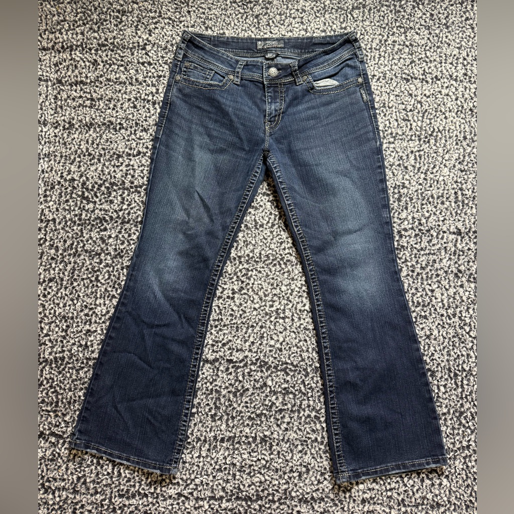 Silver Jeans Co Suki Surplus Bootcut Dark Wash Jeans